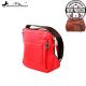 TXG-8295K Montana West Texas Pride Collection Crossbody Bag-Red