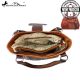 US03G-8005 Montana West American Pride Concealed Handgun Collection Handbag-Brown
