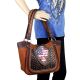 US03G-8005 Montana West American Pride Concealed Handgun Collection Handbag-Brown