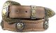 Abilene Cowhide Leather Star Berry Concho Western Belts by Diamond V Texas Star