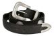 Arlington Western Coin Concho Leather Belt by Diamond V Texas Star