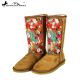 BST-034 Montana West Embroidered Collection Boots Brown and Coffee