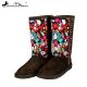BST-034 Montana West Embroidered Collection Boots Brown and Coffee
