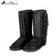 BST-035 Montana West Fringe Collection Boots Black