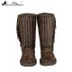 BST-035 Montana West Fringe Collection Boots Coffee