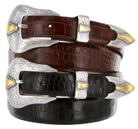 Colorado Men's Leather Western Belt by Diamond V Texas Star