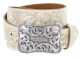 Cowtown Western Tooled Full Grain Leather Belt by Diamond V Texas Star