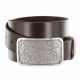 Denver Western Full Grain Leather Casual Belt by Diamond V Texas Star