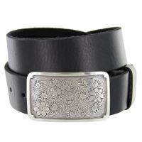 Denver Western Full Grain Leather Casual Belt by Diamond V Texas Star