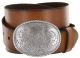 El Paso Western Trophy Buckle Full Grain Leather Casual Western Belt