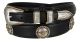 Gold Longhorn Steer Ranger Western Belt by Diamond V Texas Star