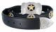 Gold Star Concho Western Belt by Diamond V Texas Star
