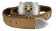 Gold Star Concho Western Belt by Diamond V Texas Star