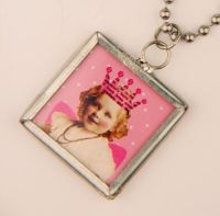 Faith, Hope, Courage Charm Necklace J-2477