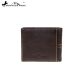 Genuine Leather Double Pistol Concho Collection Men's Wallet MWS-W011