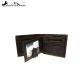 Genuine Leather Double Pistol Concho Collection Men's Wallet MWS-W011