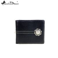Genuine Leather Concho Collection Men's Wallet MWS-W014