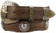 Old Saddle Berry Concho Western Belts by Diamond V Texas Star.