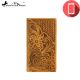Genuine Tooled Leather Collection Phone Charging Men's Wallet PWL-W005