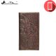 Genuine Tooled Leather Collection Phone Charging Men's Wallet PWL-W005