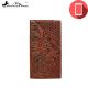 Genuine Tooled Leather Collection Phone Charging Men's Wallet PWL-W005