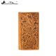 Collect Genuine Tooled Leather Cion Phone Charging Men's Wallet PWL-W006