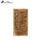 Collect Genuine Tooled Leather Cion Phone Charging Men's Wallet PWL-W006