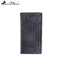 Genuine Tooled Leather Collection Phone Charging Men's  PWL-W011 Wallet