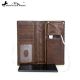 Genuine Tooled Leather Collection Phone Charging Men's  PWL-W011 Wallet