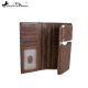 Genuine Tooled Leather Collection Phone Charging Men's  PWL-W011 Wallet
