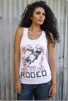 World Champion  Rodeo Racer Back Slub Burnout  T-1639