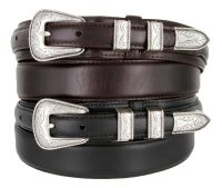 DVB664 Oil Tanned Leather Ranger Western Belt by Diamond V Texas Star