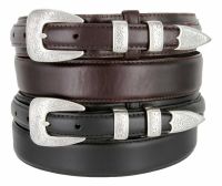 DVB527 Oil Tanned Leather Western Ranger Belt by Diamond V Texas Star