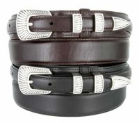 DVB561 Oil Tanned Leather Western Ranger Belt by Diamond V Texas Star