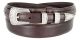 DVB561 Oil Tanned Leather Western Ranger Belt by Diamond V Texas Star