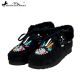 Montana West Moccasins Embroidered Collection-Coffee