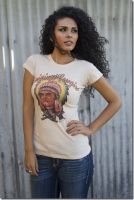 Indian Chief - Short Sleeve Front and Back Print T-1033SS
