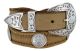 Texas Centennial Half Dollar Eagle Star Coin Concho Western Belt by Diamond V Texas Star