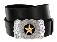 Diamond V Texas Star Western Belt by Diamond V Western Wear