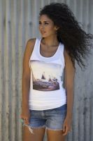 Teepee Hotel Racer Back Tank  T-1819