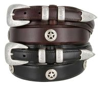 Waco Texas Western Ranger Belt by Diamond V Texas Star