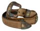 Western Belt Berry Concho Scalloped Leather Belt by Diamond V Texas Star