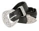 Fort Worth Saddle Berry Western Concho Belt by Diamond V Texas Star