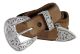 Card Suit Genuine Cowhide Western Leather Belt by Diamond V Texas Star