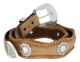 Card Suit Genuine Cowhide Western Leather Belt by Diamond V Texas Star