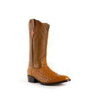 Colt Exotic Leather Round Toe Cowboy Boots | Ferrini Boots (Ferrini Sizes: 8D, Ferrini Colors: Cognac)