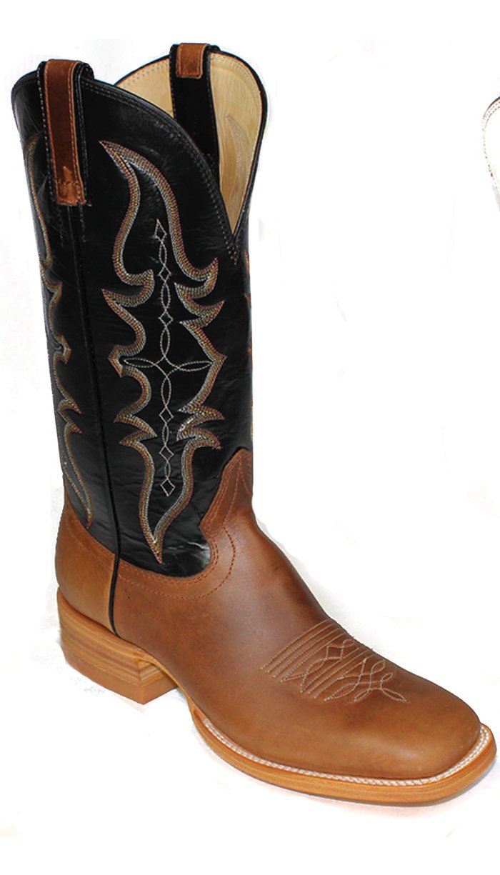 Mens Boots 13 inch Maple Black Crazy Horse Cowboy Boots 2642