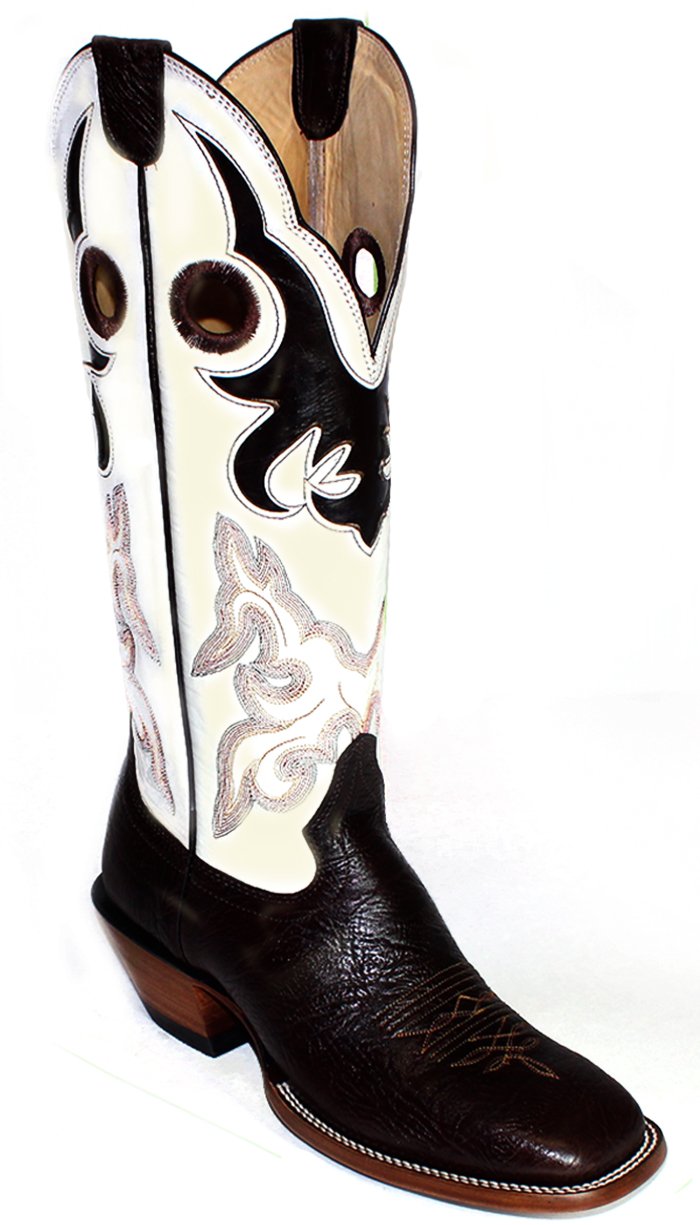 cowboy boots with riding heel