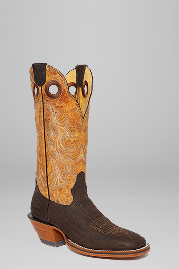 Men's Brown Nubuck Bullhide Cowboy Boot 