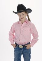 CHILD'S Western Shirt (Blk Str / Bonanza - Colors: Pink, Bonanza  Sizes: Small)
